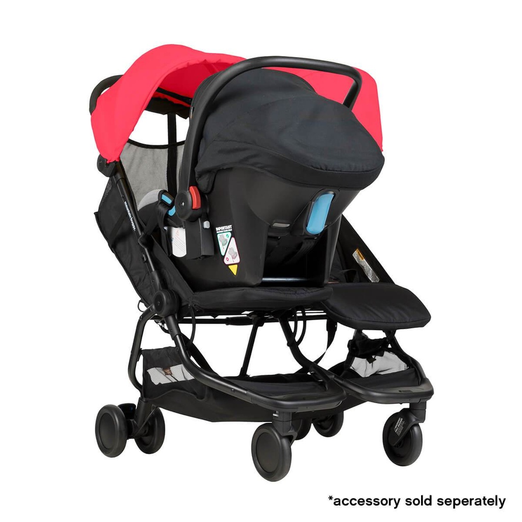 nano duo™ the Perfect Urban Double Pram for the City | Mountain Buggy®
